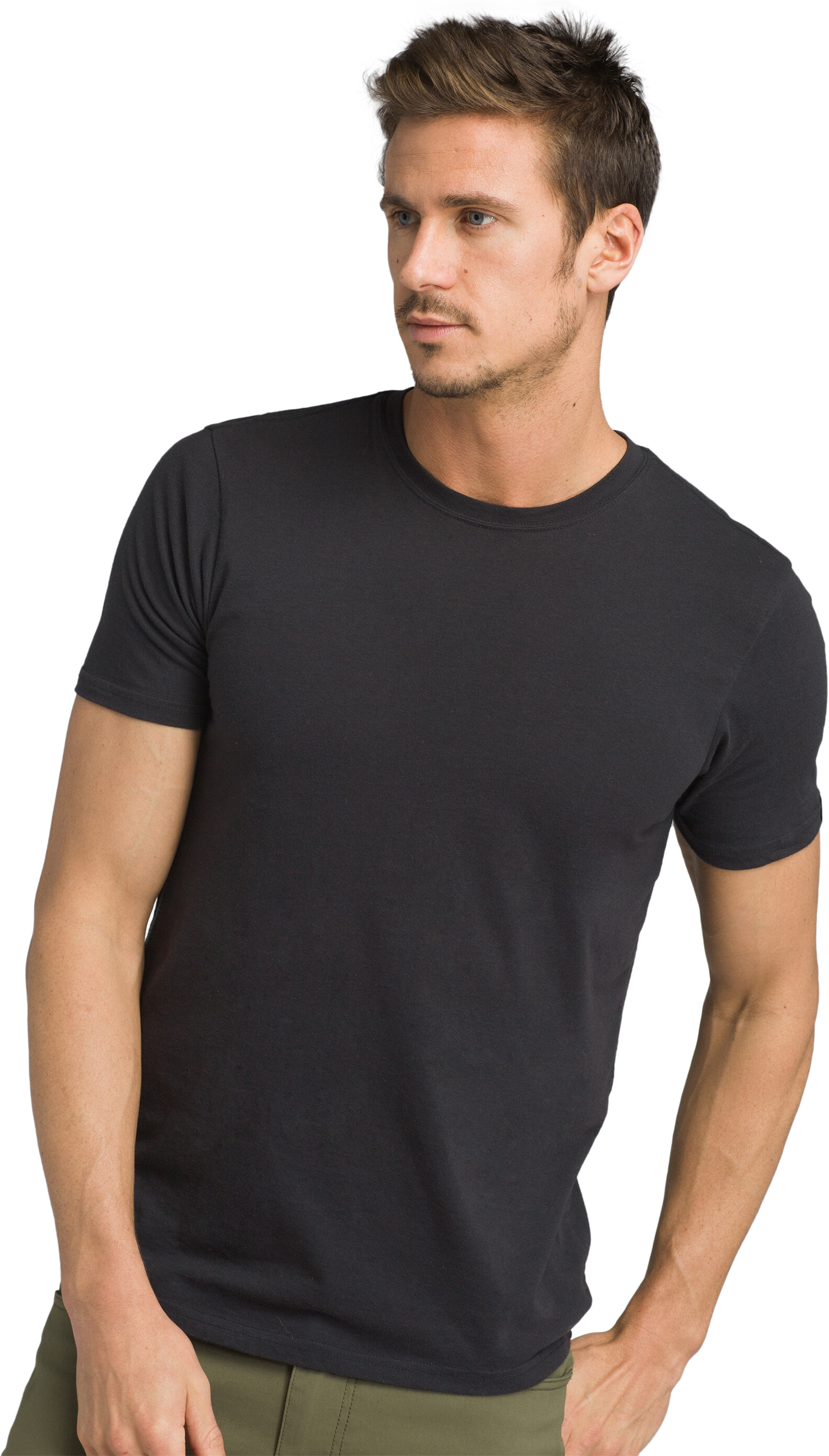 Prana Crew T-Shirt Men black | Addnature.co.uk